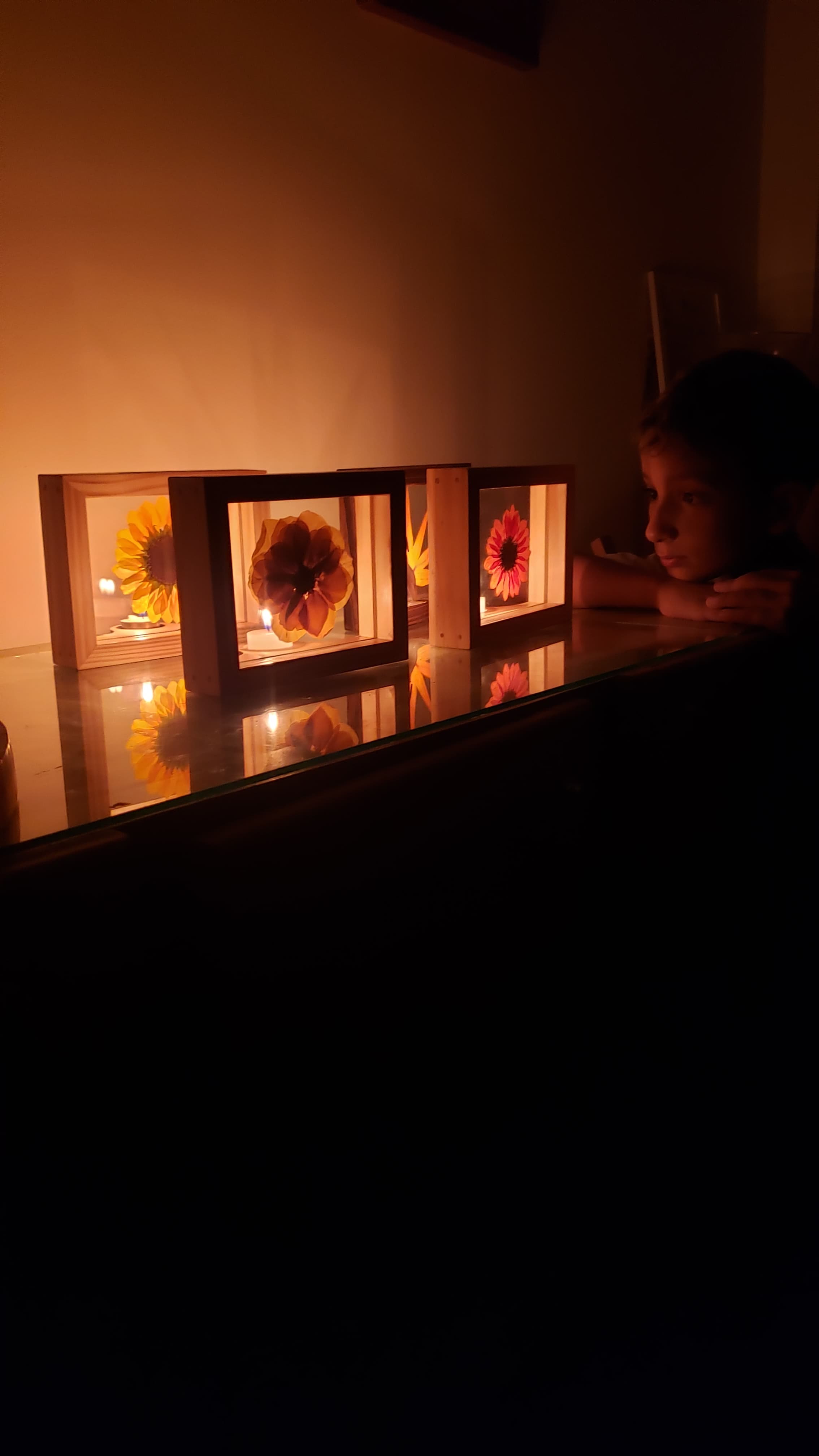 Foto de Buquê preservado em quadro