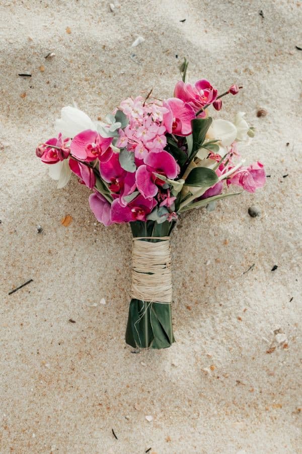 Foto de buquê de flores